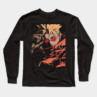 Legendary Gunslinger: Space Western Anime-Manga Adventure Long Sleeve T-Shirt